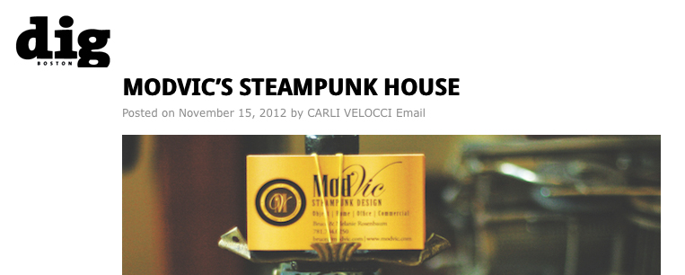 Featured image for “dig BOSTON : MODVIC’S STEAMPUNK HOUSE”