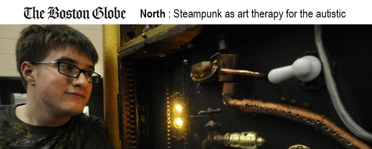 Featured image for “The Boston Globe: Steampunk as art therapy for the autistic”