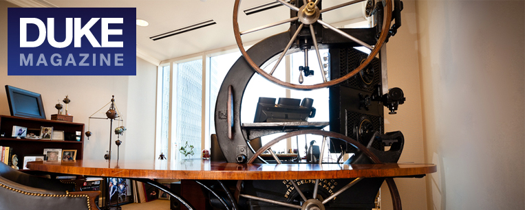 Featured image for “Duke Magazine : Alumnus Specializes in Steampunk”