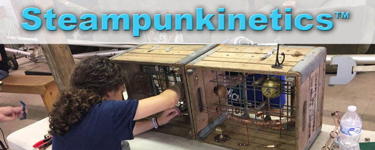Featured image for “Steampunkinetics Workshop Makes a Splash at Summer Camp”