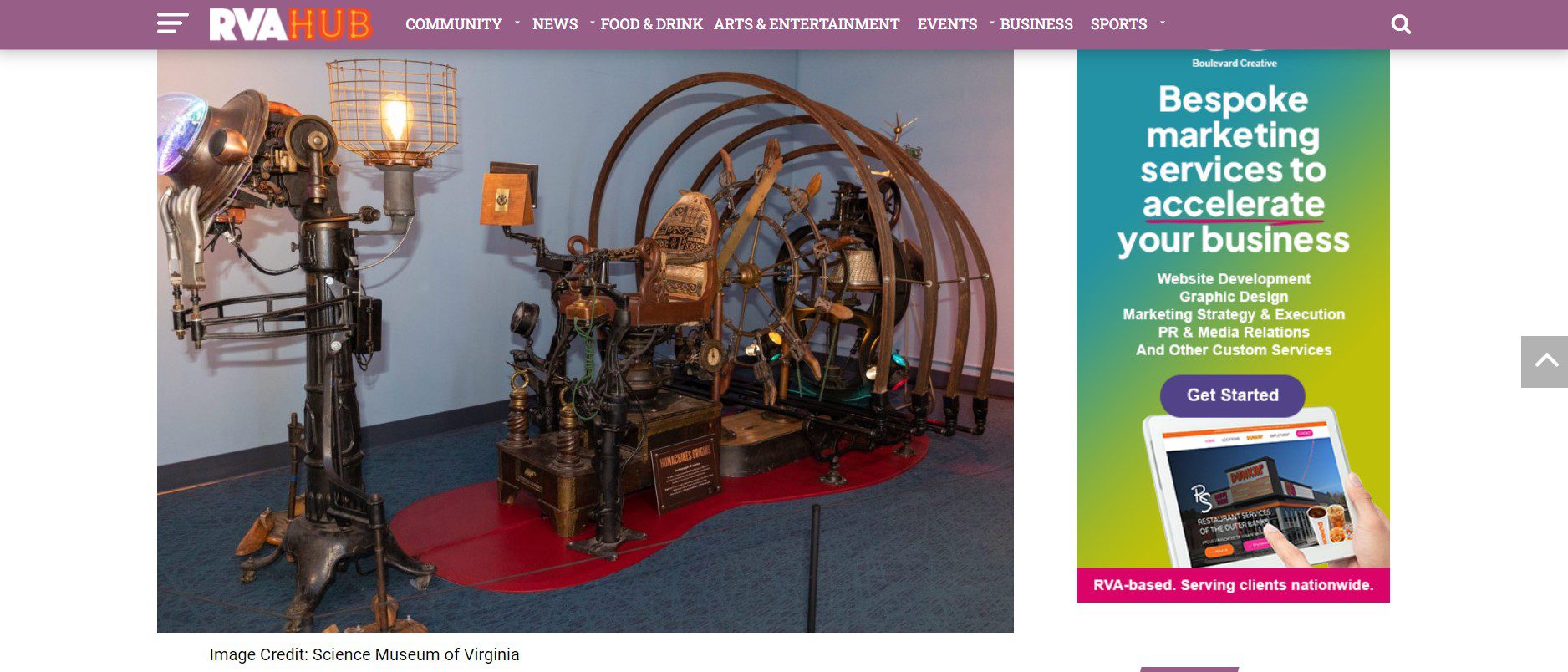 Featured image for “Steampunk Sparks Discovery at Science Museum of Virginia”