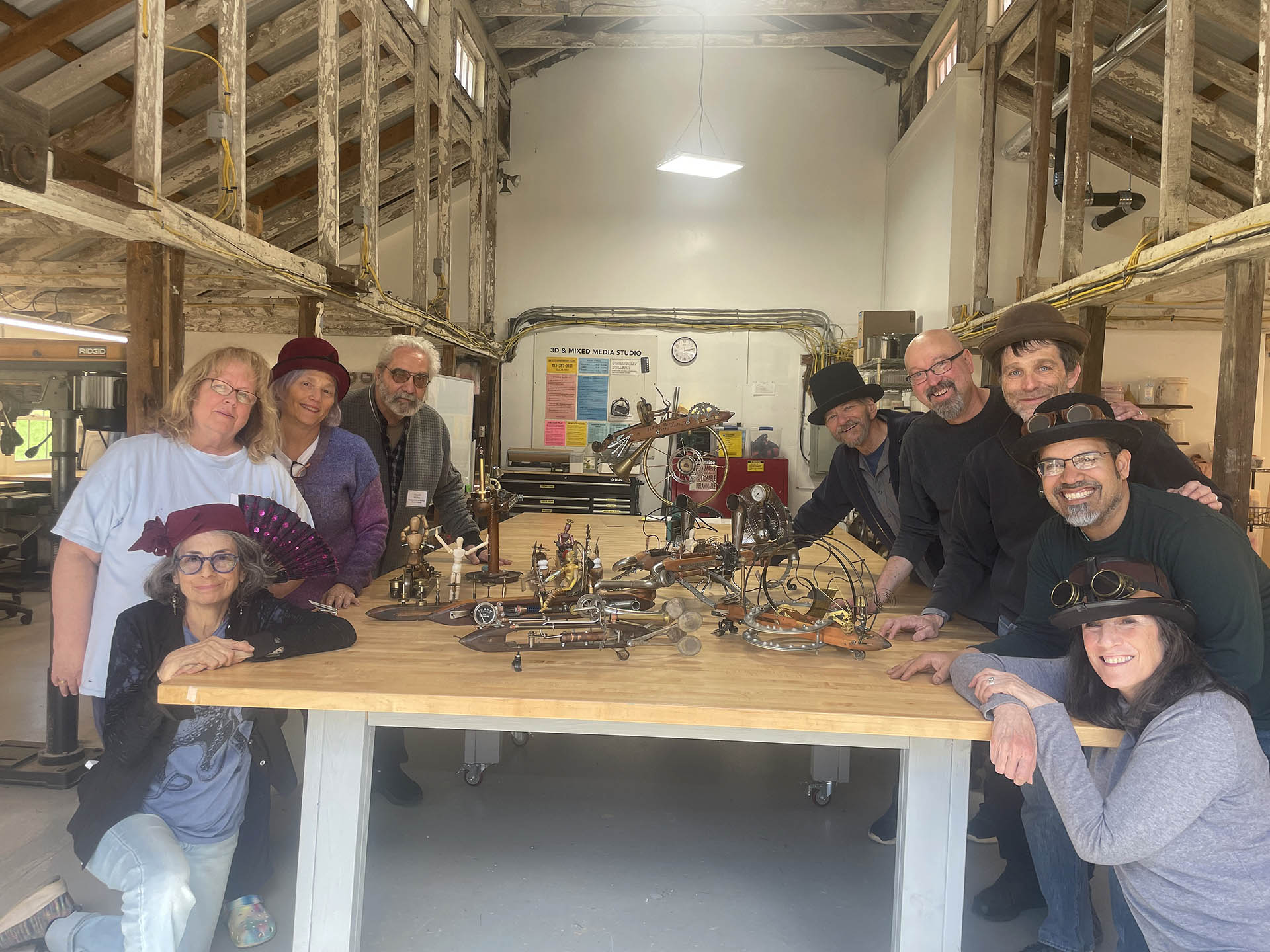 Featured image for “Advanced Steampunkinetics Masterclass Workshop in Williamsburg, MA is a Huge Success”